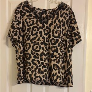 Leopard Print Women's Top